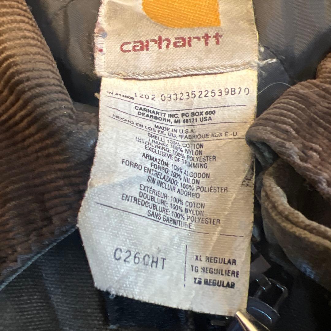 a*o様 【雰囲気抜群】【鬼フェード】Carhartt ダークグレー ジャケット