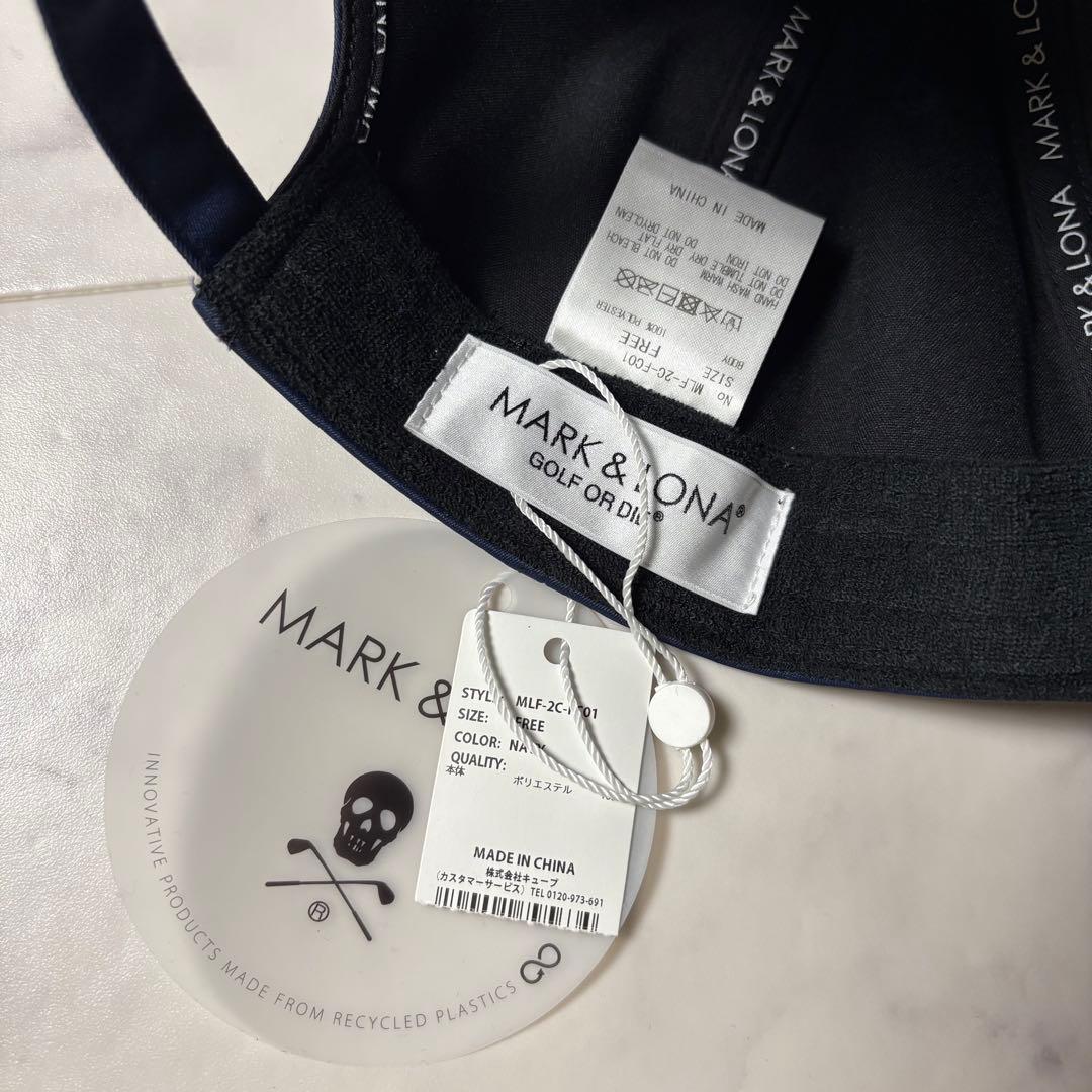 新品タグ付き MARK&LONA Avenir Cap キャップ ネイビー