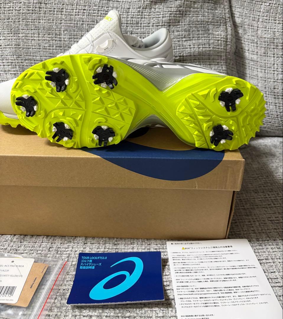 新品GEL-ACE PRO M BOA アシックスasicsゴルフシューズ 27