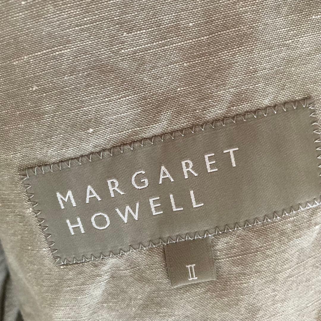 MARGARET HOWELL ジャケット　リネン　グレージュ　サイズ2