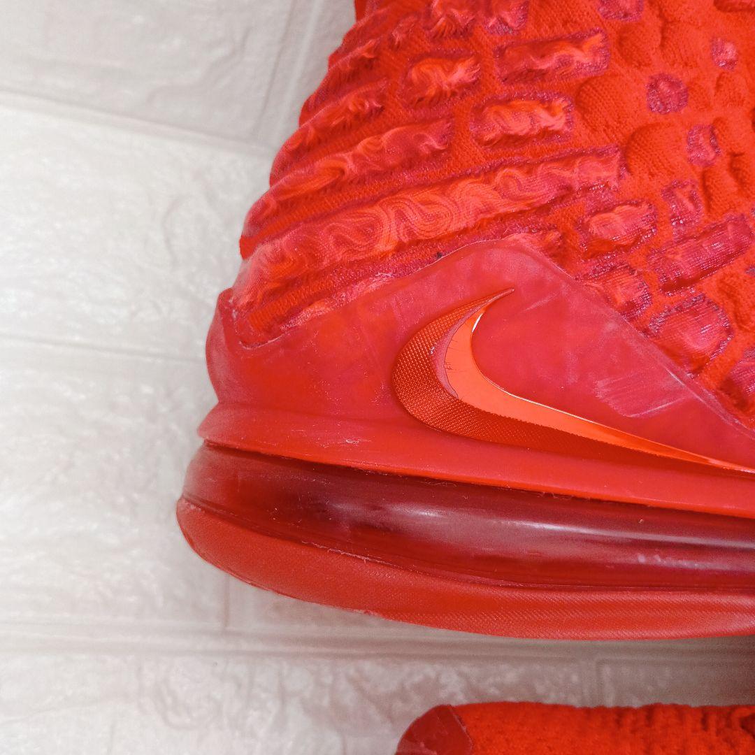 大きいサイズ 29.5 NIKE ナイキ レブロン17 レッド バッシュ バスケ