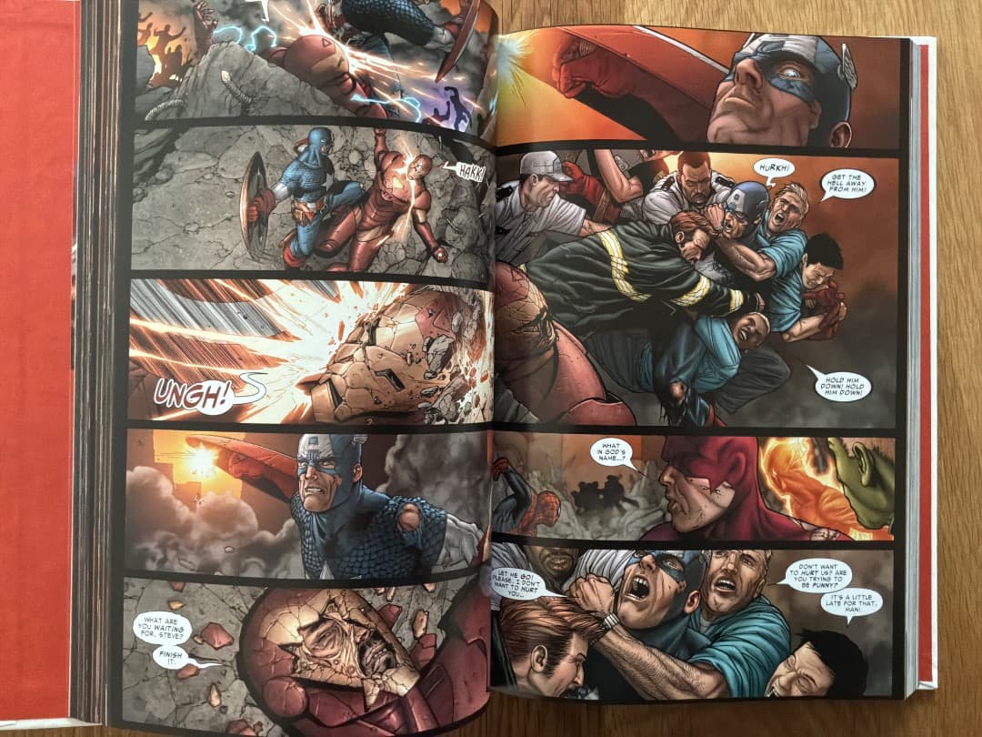 値下げ❗️Civil War ハードカバー CaptainAmerica アメコミ