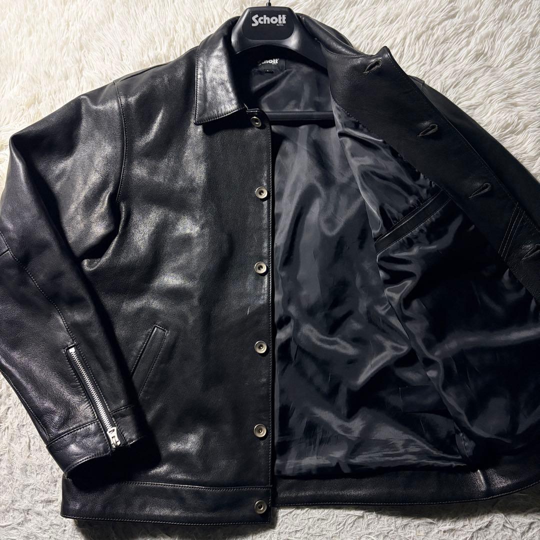 ロ*ド様 美品■schott GOAT NEWBIE LEATHER JACKE