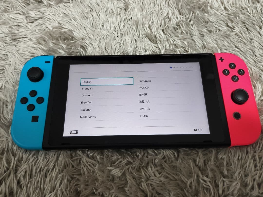 Nintendo Switch 本体 赤/青 +SDカード(32GB)