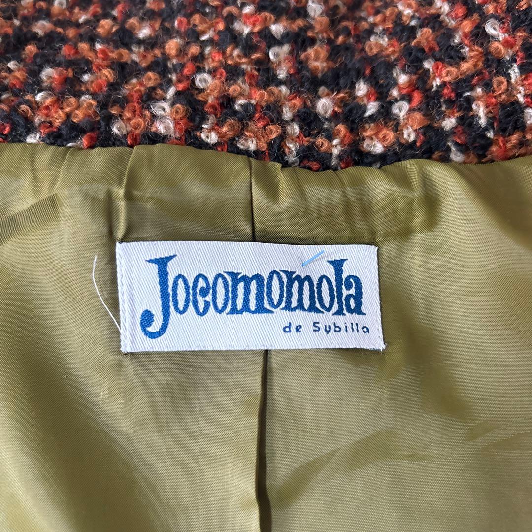 Jocomomola ホコモモラ　ジャガードJK 40 オレンジ　日本製
