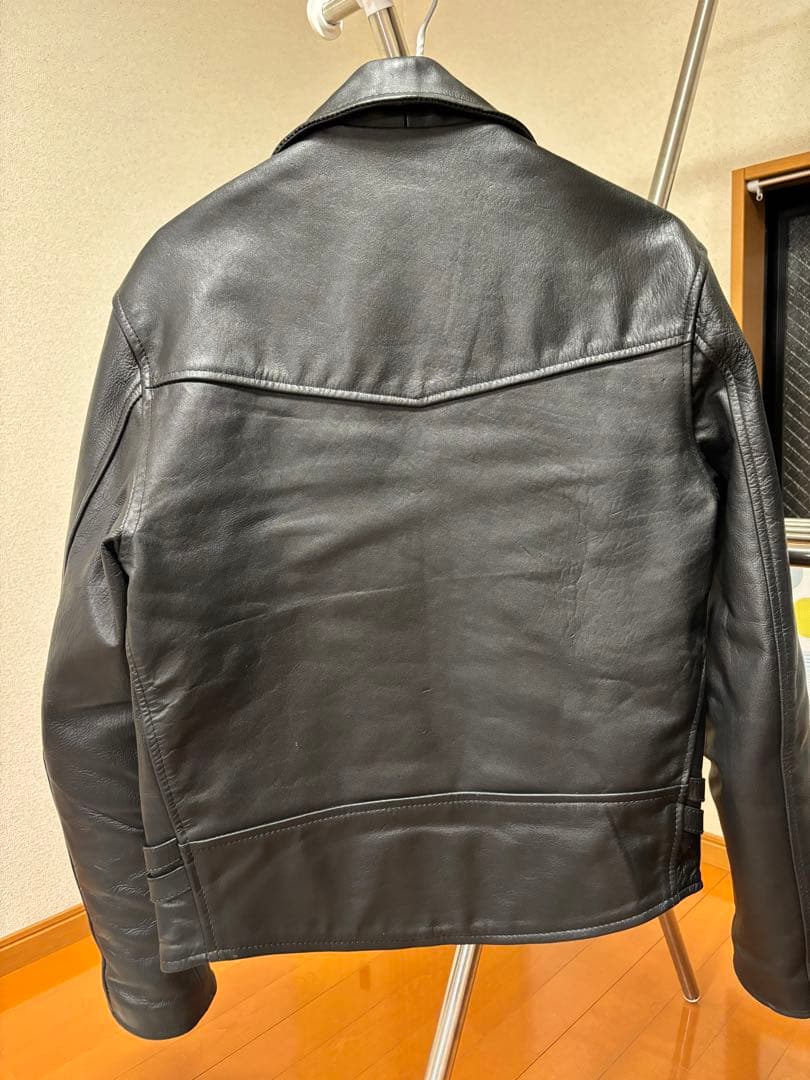 H OＲN WARKS 本革ライダースジャケット