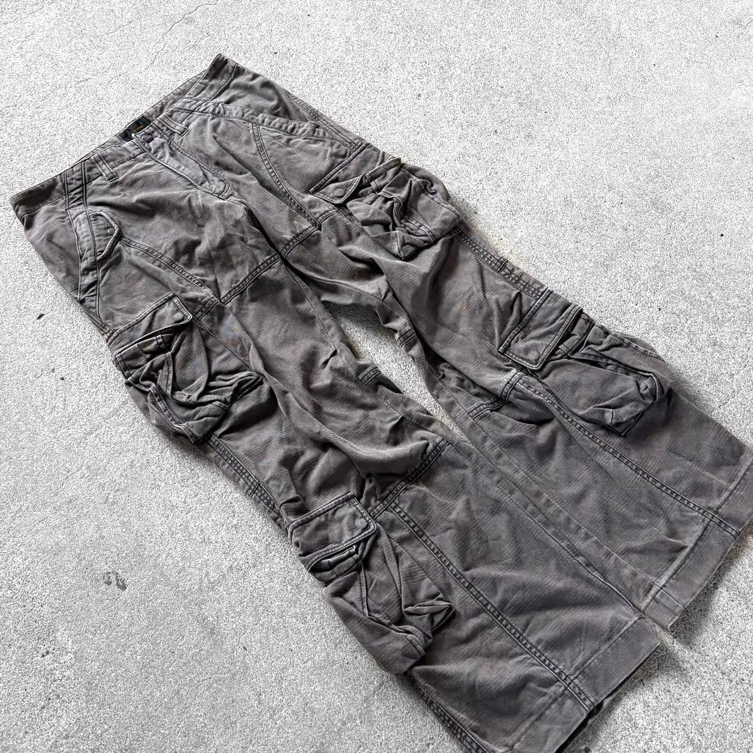 00's TETE HOMME ギミック　カーゴフレア　アーカイブ　y2k
