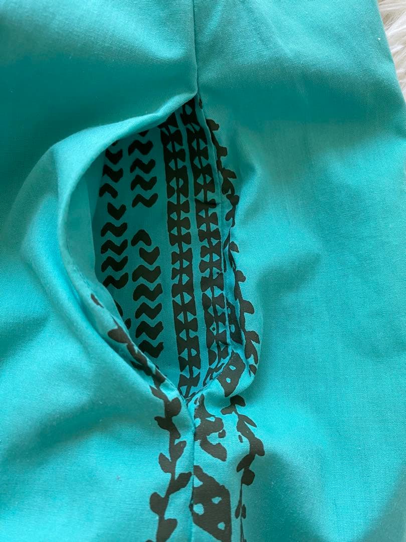 Hawaii Nake’u Awai ドレス エメラルドグリーン S フラダンス