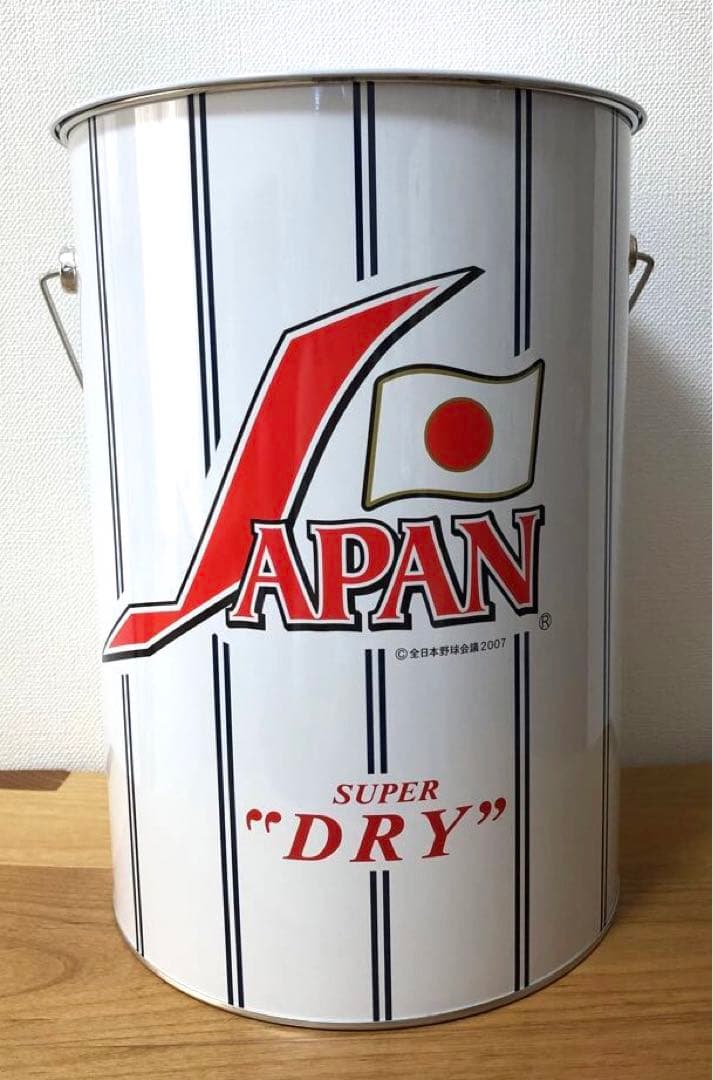 新品美品未使用⭐️2008平成20年アサヒスーパードライ野球日本代表応援グッズ缶