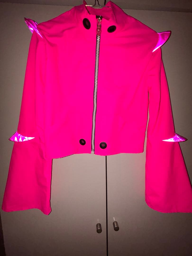 ジャケット・アウター CYBER DOG reflector nylon jacket 00s