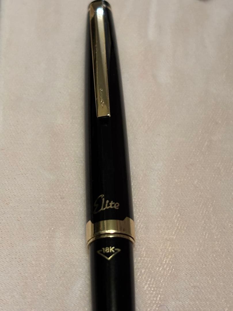 PILOT パイロット 万年筆 Elite エリート 18K 750 ブラック