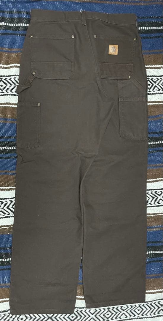 usa製 Carhartt ペインターパンツ ダブルニー B136 ブラウン