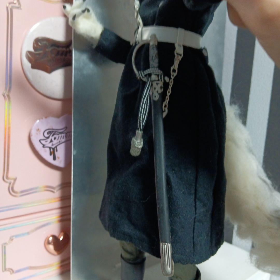 狼 ドール 人形 軍服 サーベル ぬいぐるみ フィギュア オオカミ 獣人