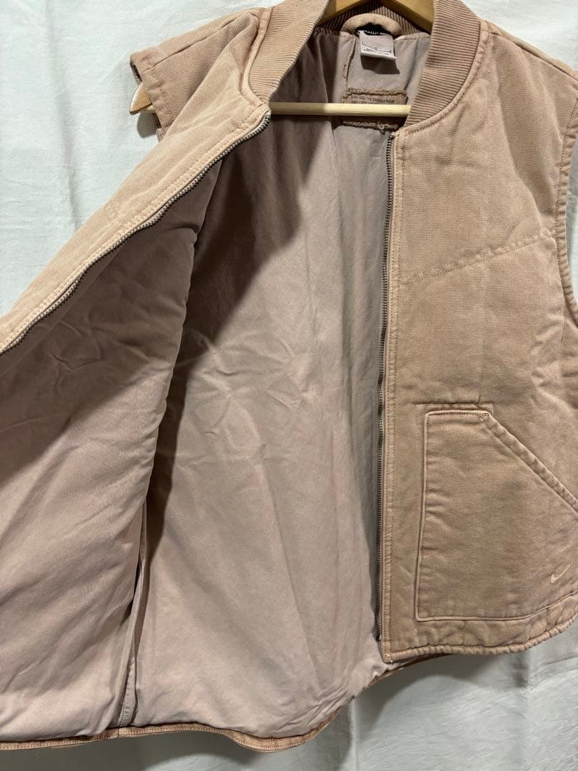 nike padded work vest L パデッド ワークベスト ダック