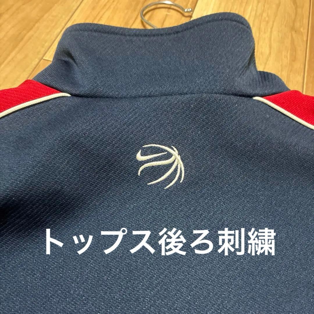 【希少】NIKE バスケットボール ジャージ上下 サイドスナップ L/M 濃紺