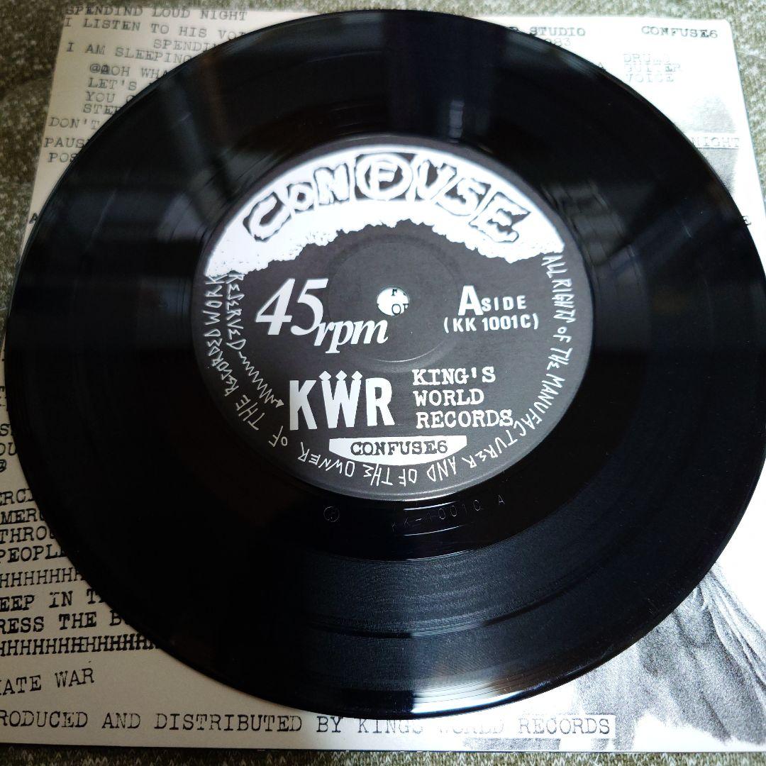 CONFUSE 7inch レコード