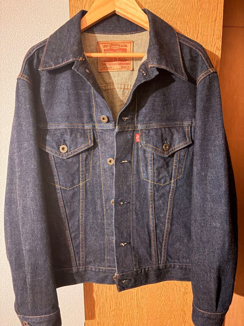 90s Levi's リーバイス　70504 濃紺Gジャン　デニムジャケット38