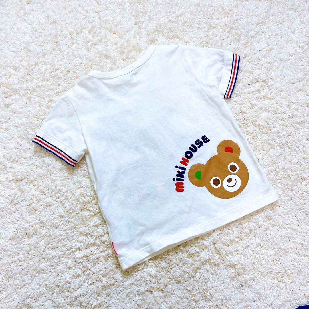 mikiHOUSE ミキハウス プッチー 総柄 Tシャツ 7分丈パンツ