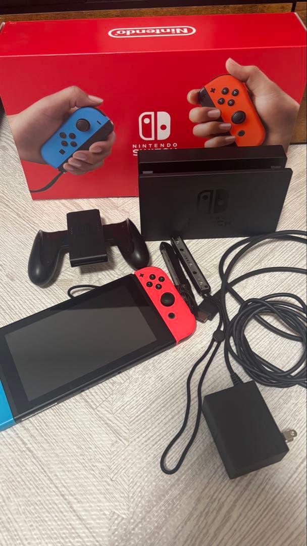 Nintendo Switch 本体 バッテリー強化版 ネオンブルー/レッド