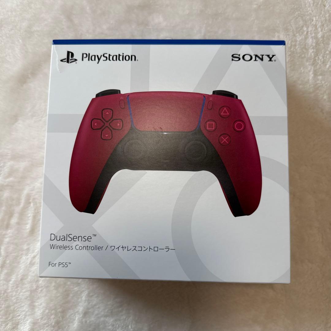 ps5 純正コントローラー レッド