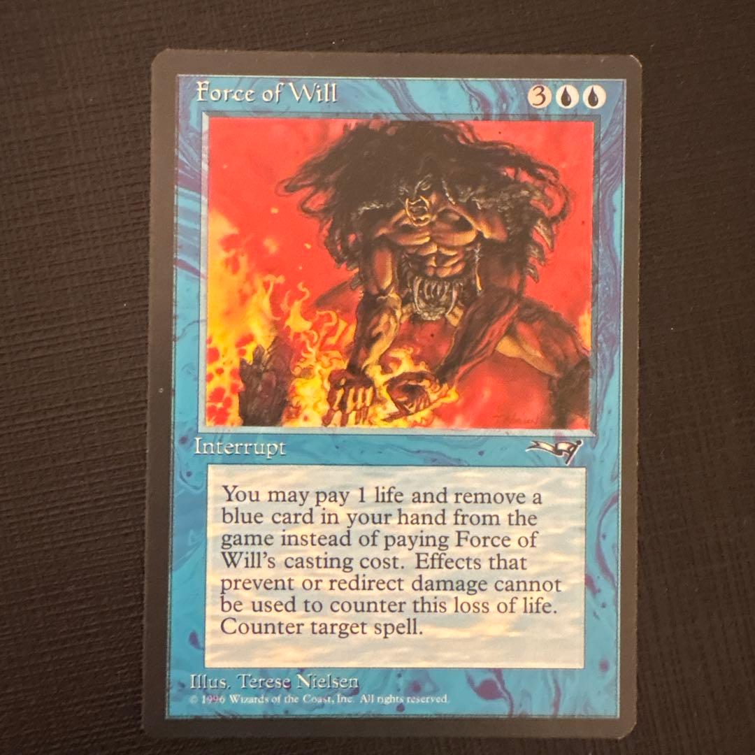 意志の力　4枚　英語　mtg