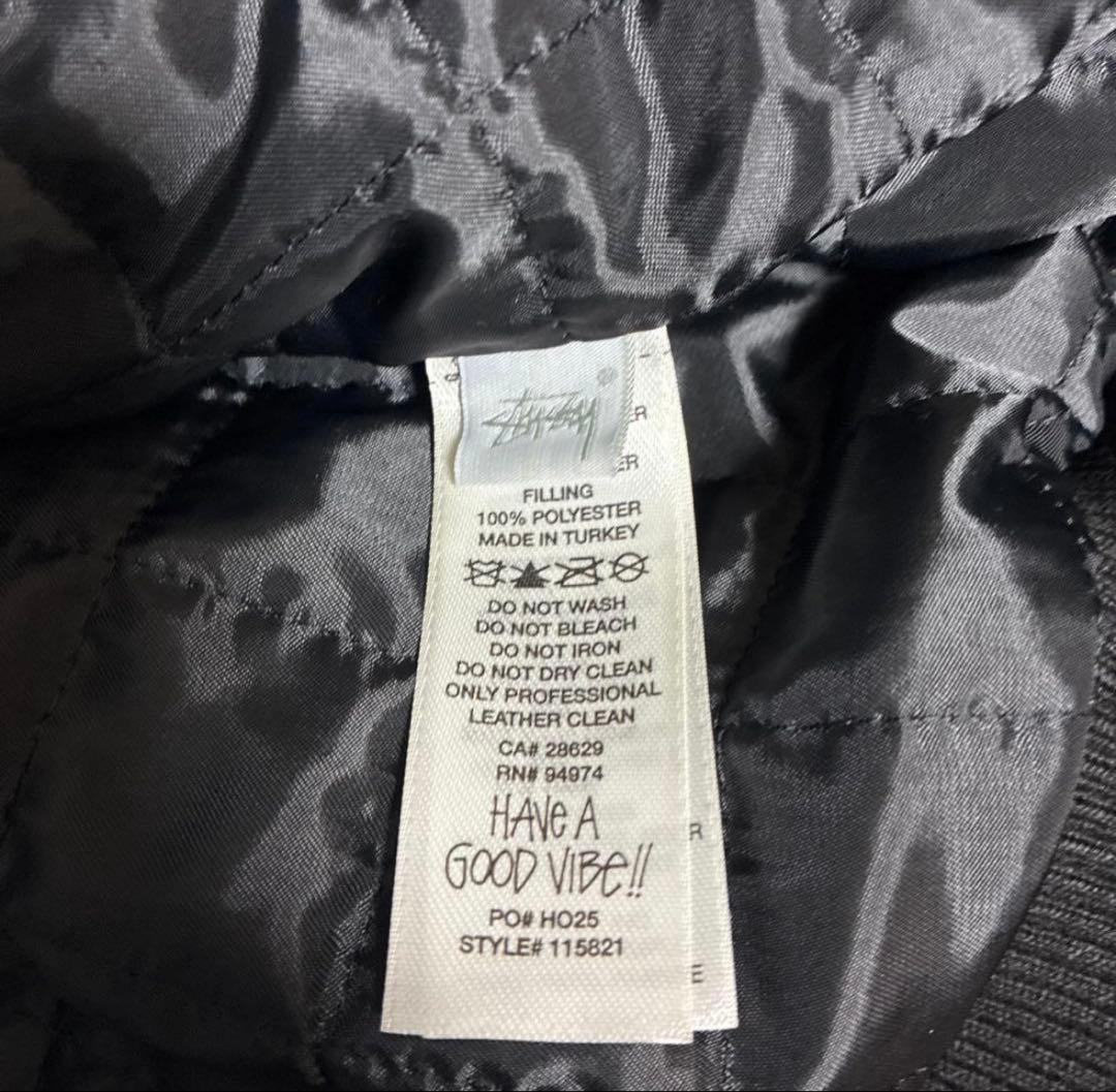 STUSSY 24AW leather flight jacket Sサイズ
