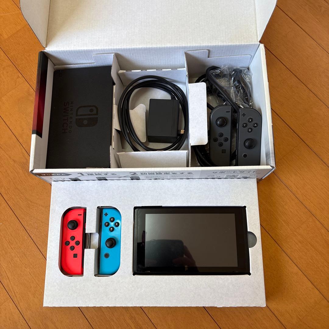 明*ヨ様 Nintendo Switch 本体 赤/青 Joy-Con付き