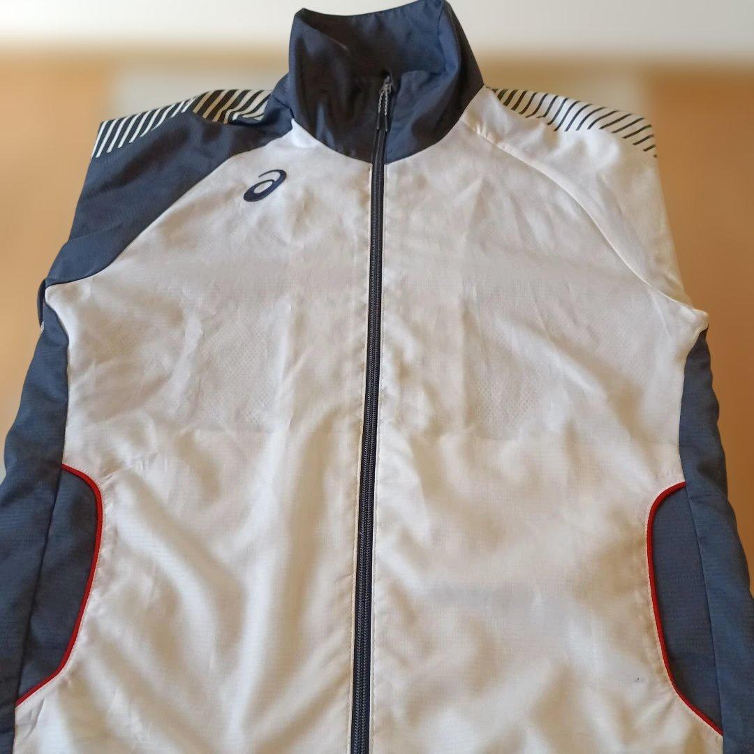 ASICS　ナイロンジャケット　バレー　東山　カラー　美品