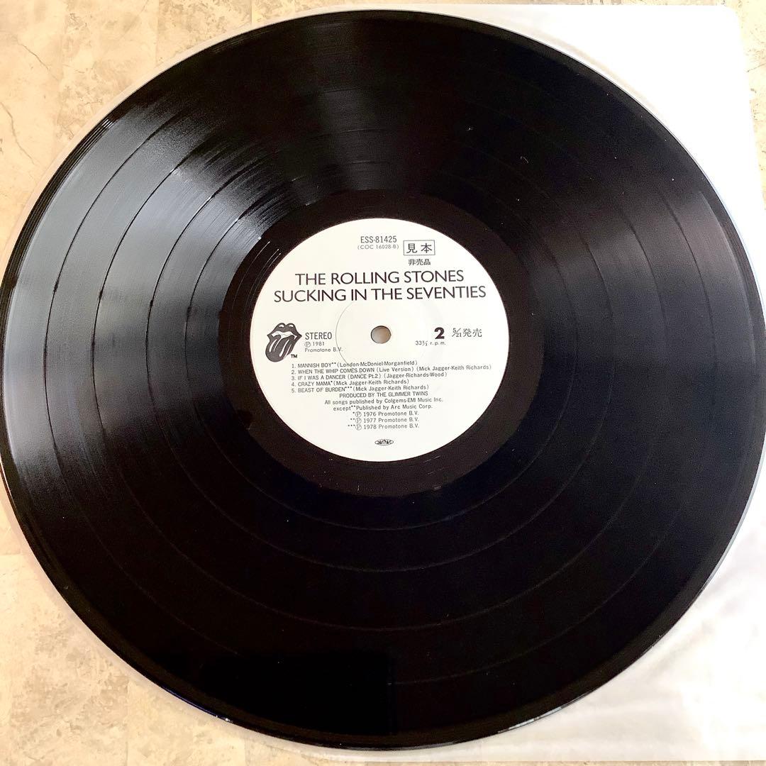 激レア非売品! レコード新品未使用! 1981年 ストーンズ サッキング70s