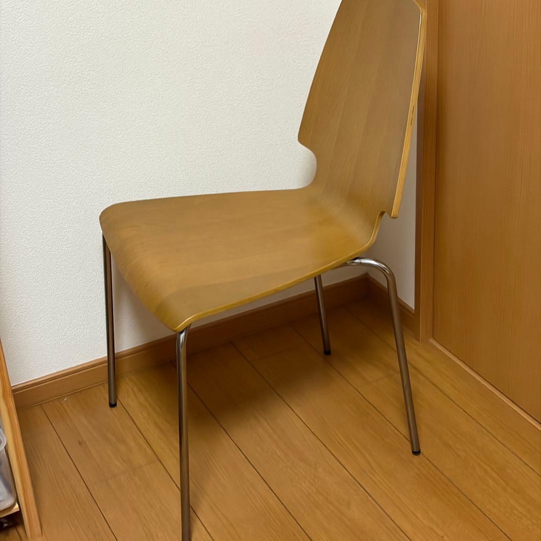 廃盤モデル IKEA VILMAR ナチュラル　チェア 椅子　プライウッド