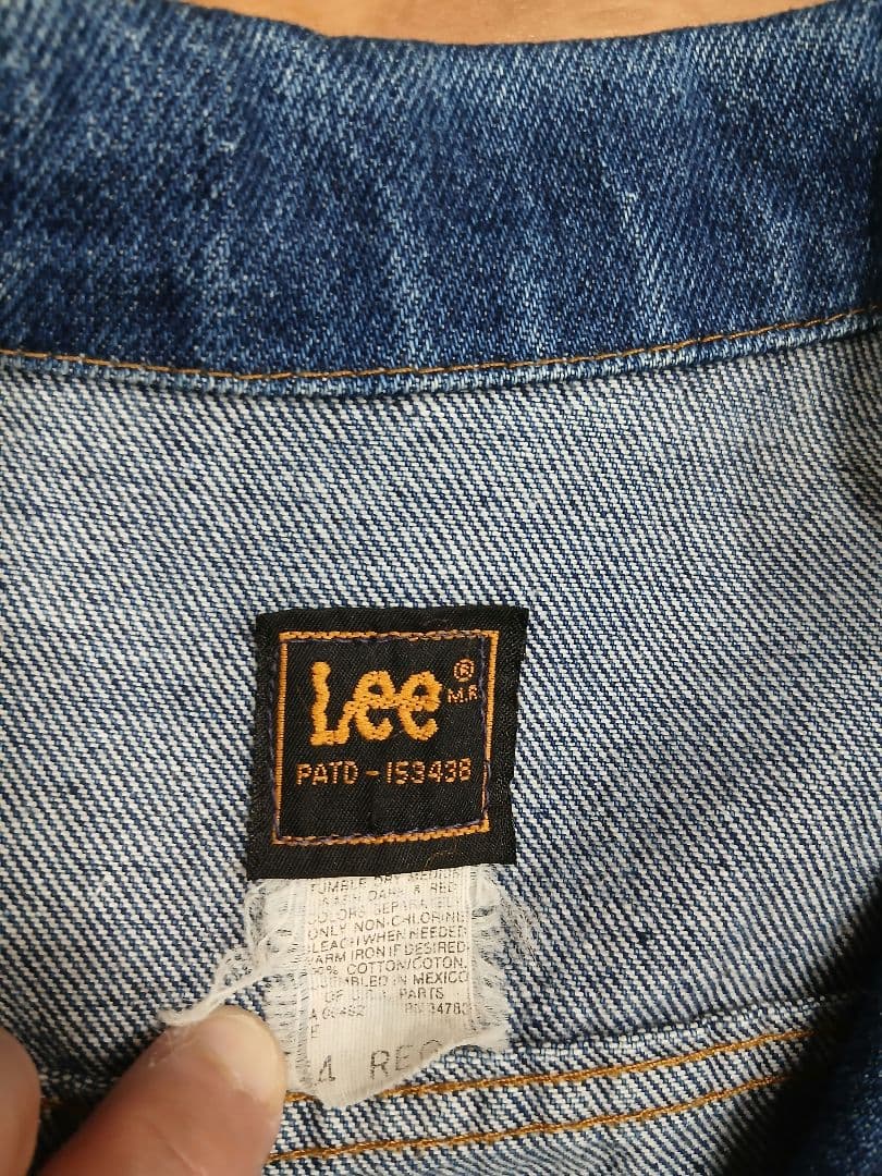 濃紺 lee 220j サイズ44REG usa生地