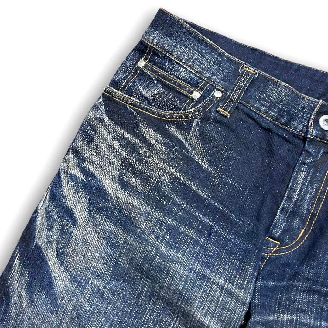 希少 00s TORNADO MART flared denim Y2K 鬼ヒゲ
