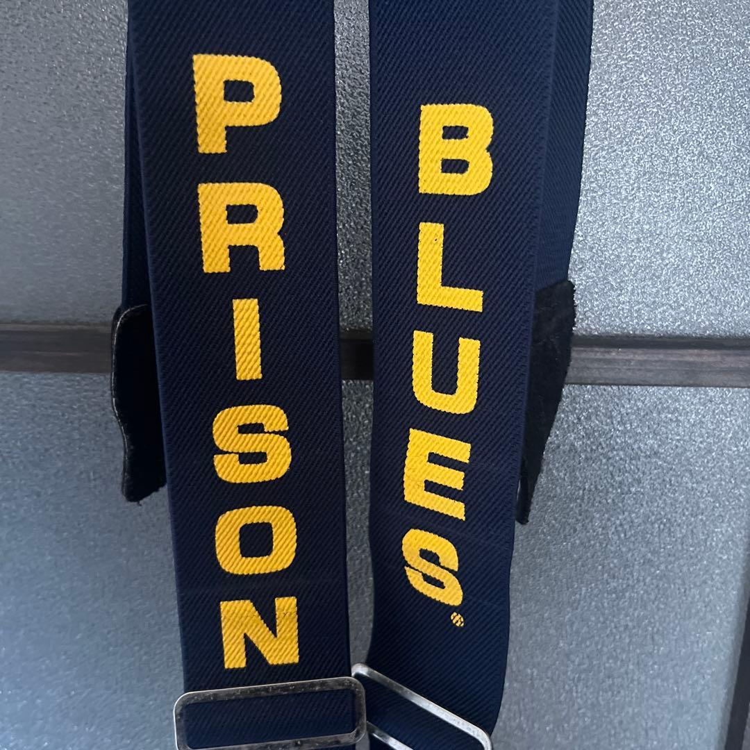 PRISON BLUES ネイビー サスペンダー