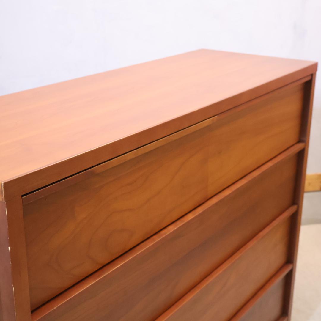 KEYUCA ケユカ 4段 チェリー材 ラダーチェスト タンス 収納家具