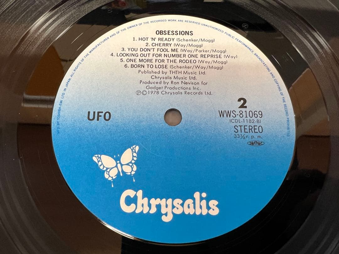 UFO Obsessions 1978 LP 洋楽OBI WWS-81069
