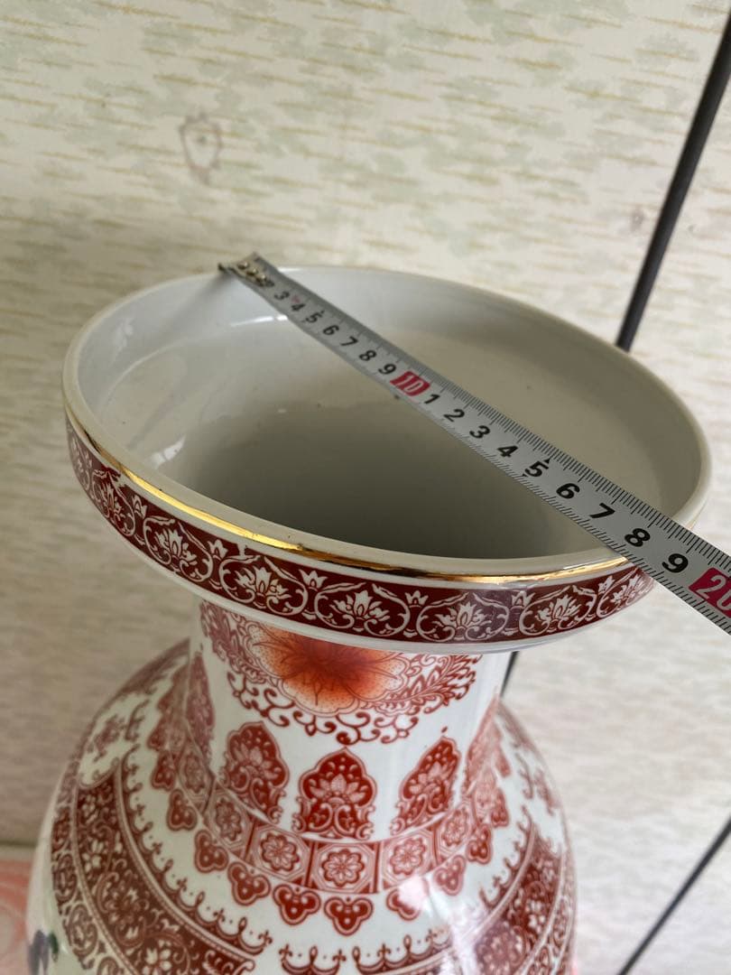 壺　花瓶　置物　景徳鎮　中国花瓶　骨董