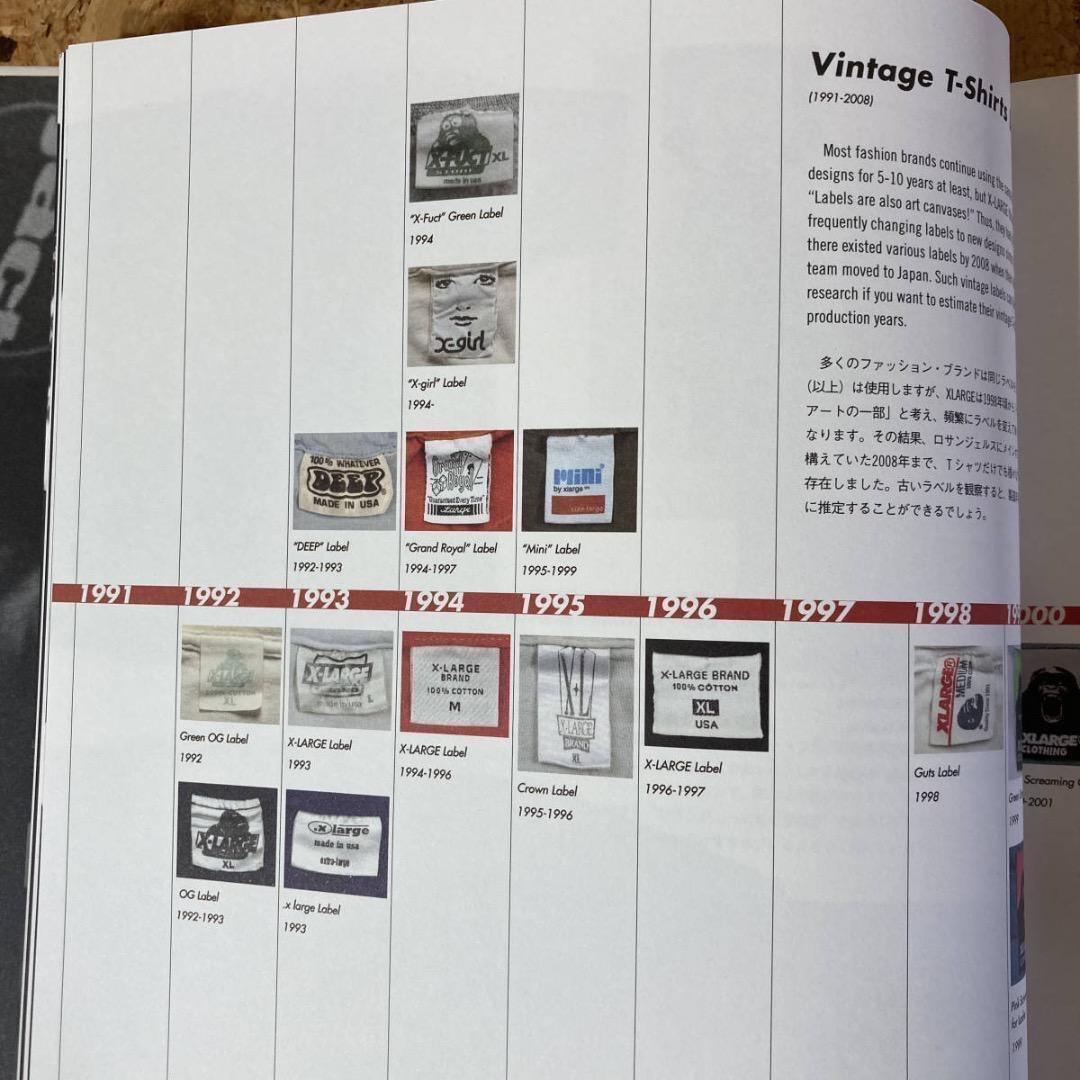 XLARGE 25周年 True OG Streetwear BOOK 25th