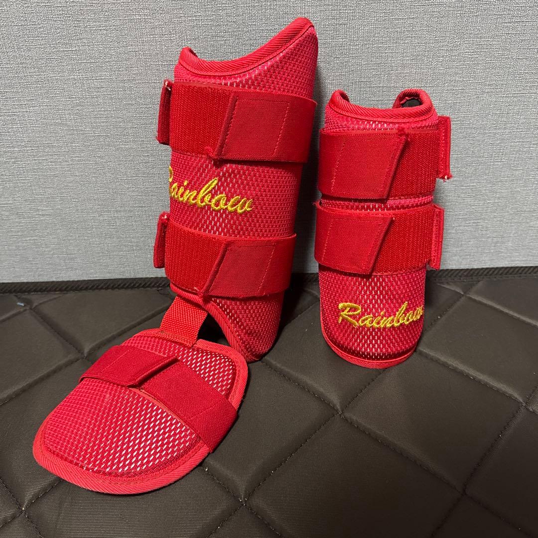 ミズノプロレッド フットガード エルボガード