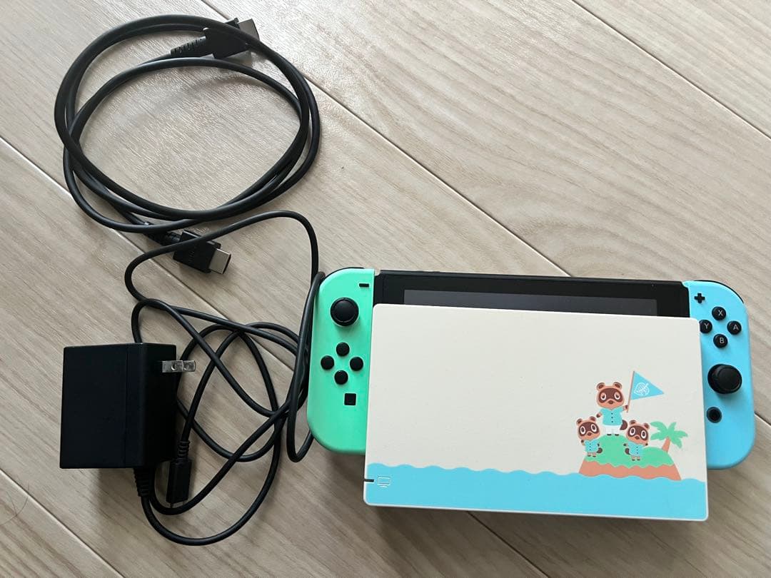 Nintendo Switch どうぶつの森デザイン 本体のみ(箱無)
