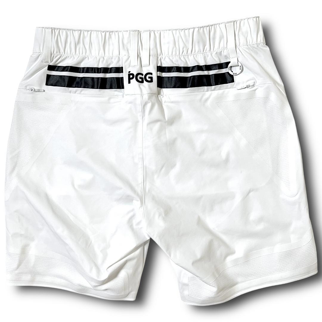 3 PGG パーリーゲイツ ストレッチ ショートパンツ 定価26,400円 白