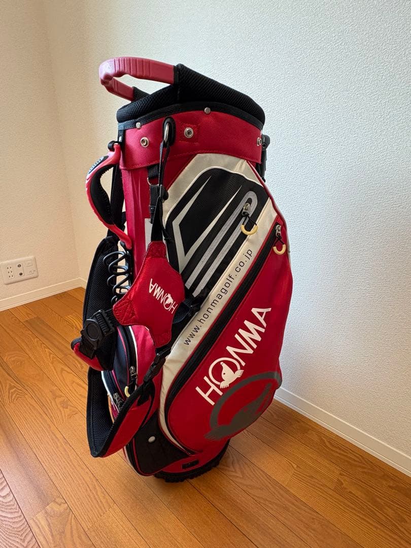 HONMA スタンドバッグ レッド 4仕切り