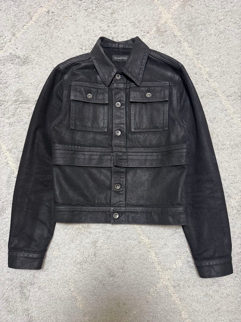 ジャケット・アウター no mass prod 008GLM WAXED DENIM JACKET M