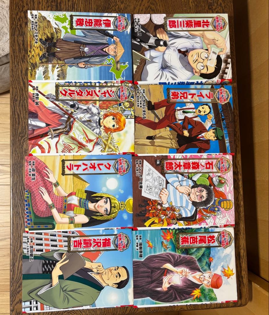 ノーベル賞シリーズと歴史人物　学習漫画　18冊　ポプラ社