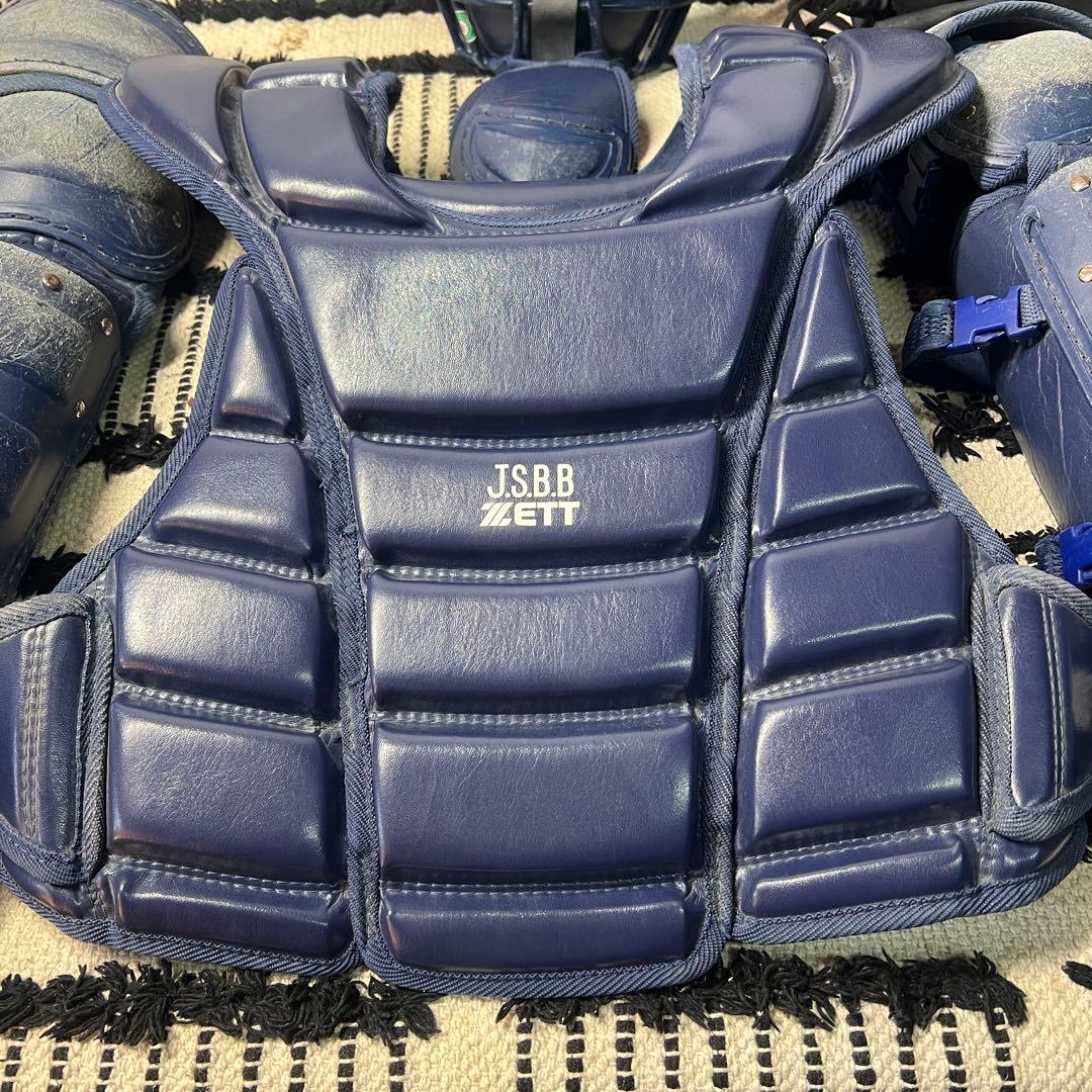 ゼット 野球 少年 軟式 キャッチャー防具 3点セット