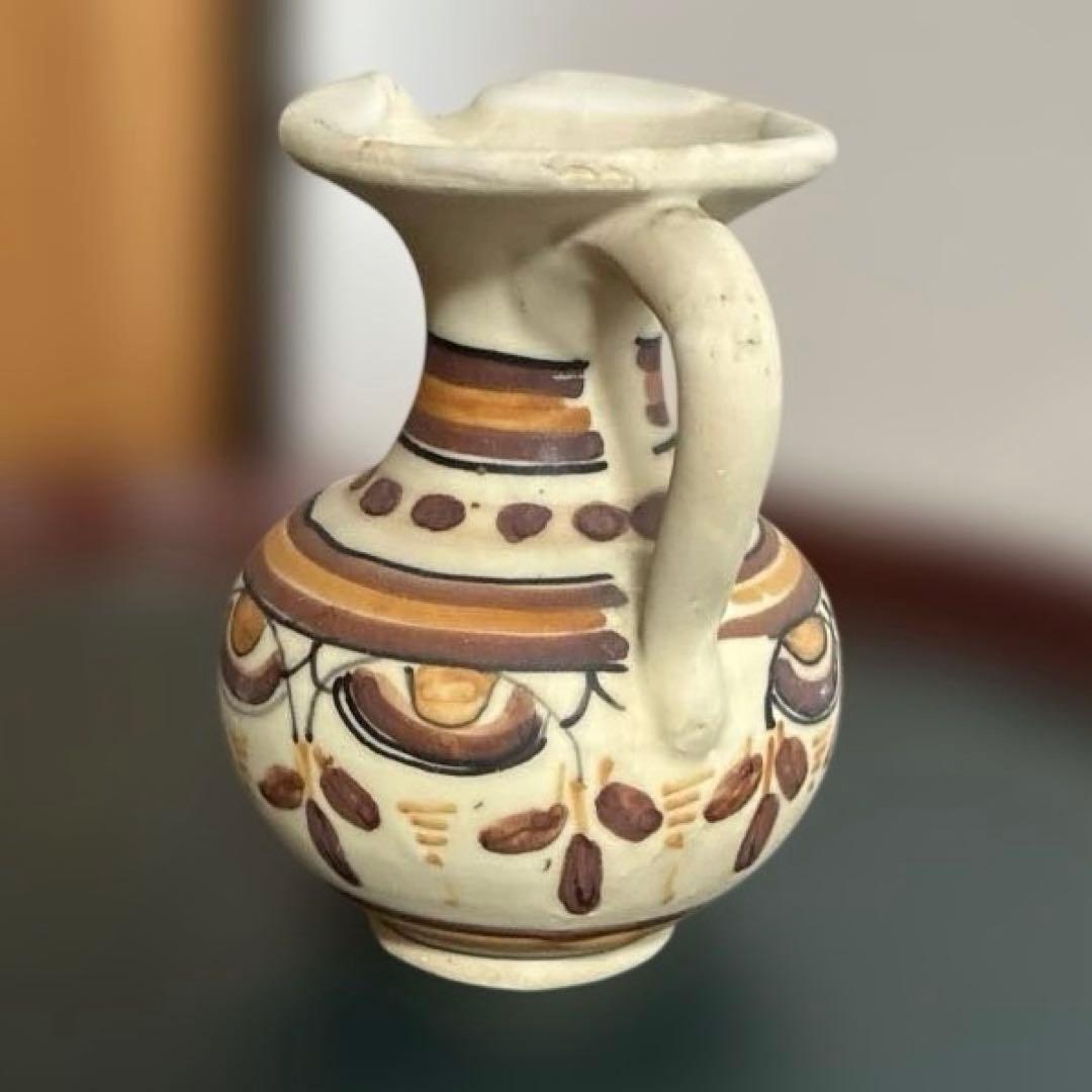 メキシコのトナラ地方で作られた伝統的な陶器　9.5センチ