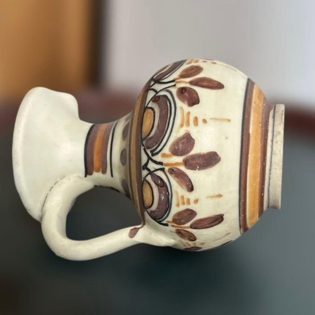 メキシコのトナラ地方で作られた伝統的な陶器　9.5センチ