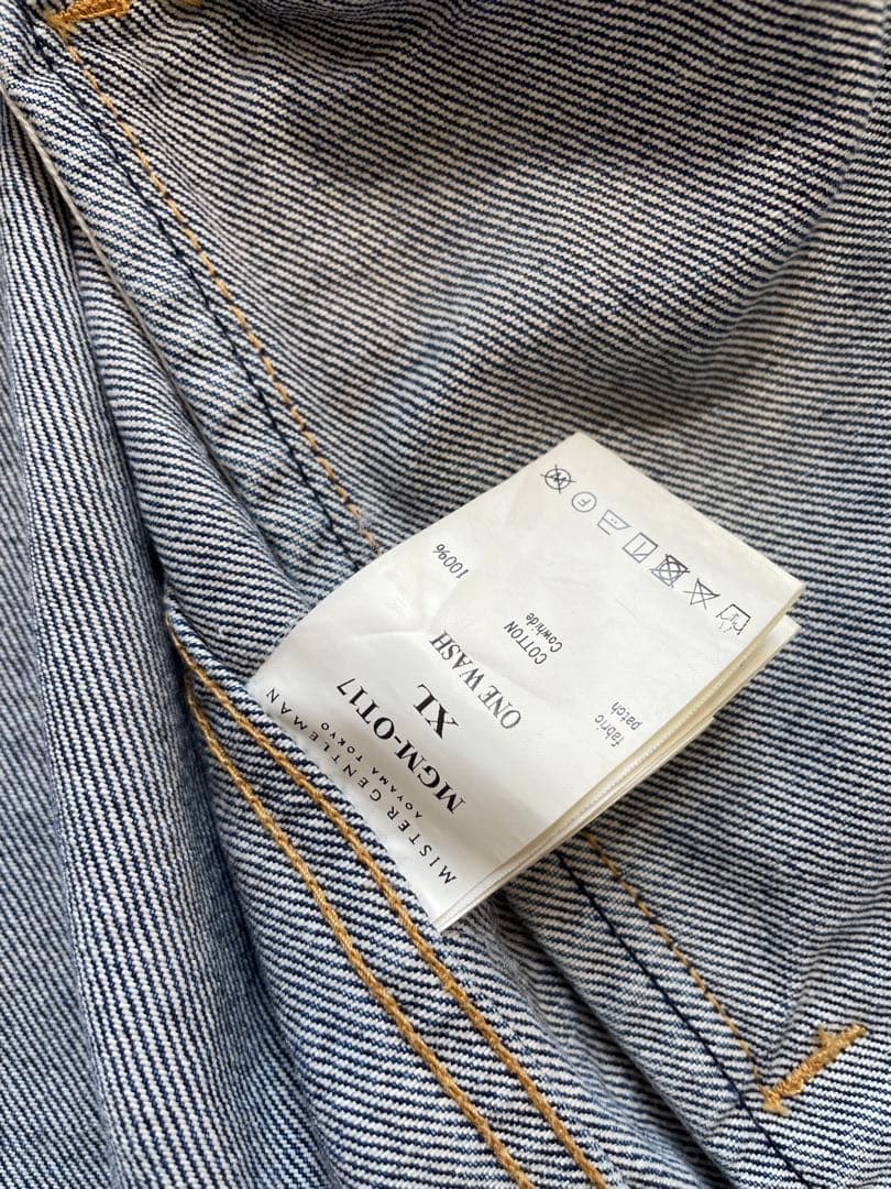 MISTER GENTLEMAN デニムジャケット XL