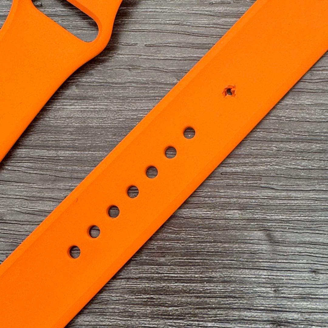 2917 Apple Watch エルメス　オレンジ　スポーツラバーバンド