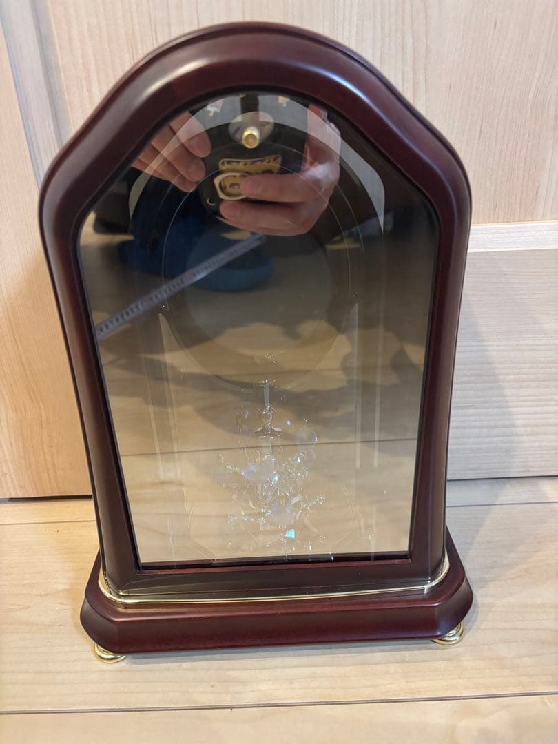 SEIKO EMBLEM エムブレム 置き時計 HW460B 回転飾り　美品