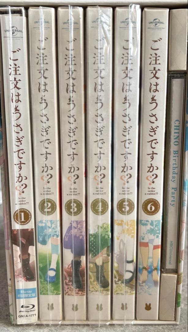 ご注文はうさぎですか？？　ごちうさ　初回限定版　Blu-ray　1～6巻セット